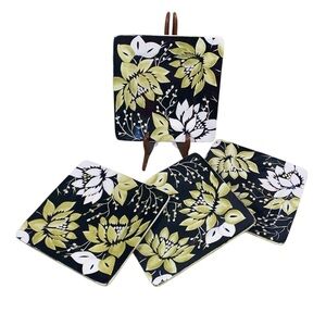 Laurie Gates "Sublime" 9.75” Square Dinner Plates Set of 4